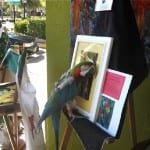 Bird Cortez and painting Bird Cortez and painting