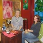 Diane Beacham and artist Diane Beacham and artist