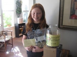 IMG_1876 Lindsay, and a generous gift for M.A.R.S.