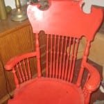 IMG_2066 vintage walnut rocking chair